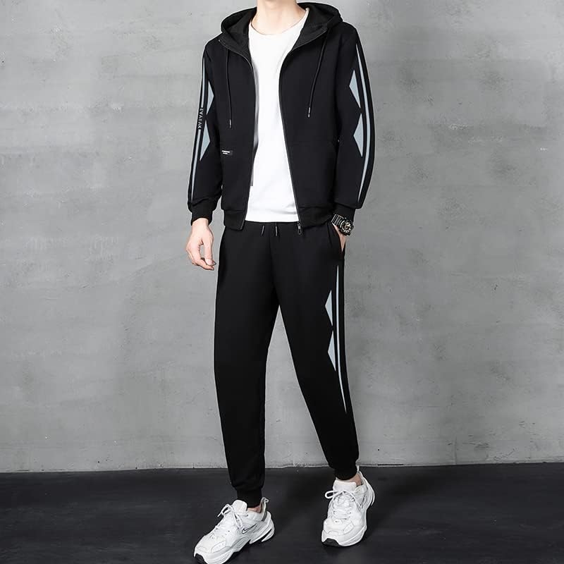 Muške kapuljače hlače set 3 komada odijela jesenski zimski tracksuit Set Streetwear Sportska odjeća Tweashirt