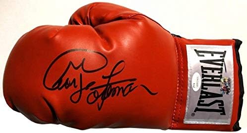 George Foreman potpisao je crvenu boksačku rukavicu s autogramom-boksačke rukavice s autogramom
