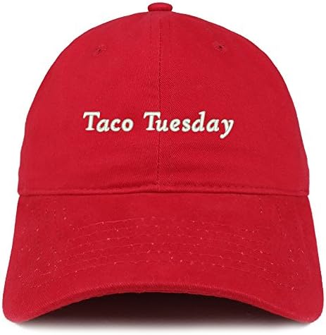 Trgovačka trgovina odjeće Taco u utorak vezeni meki pamučni tati šešir