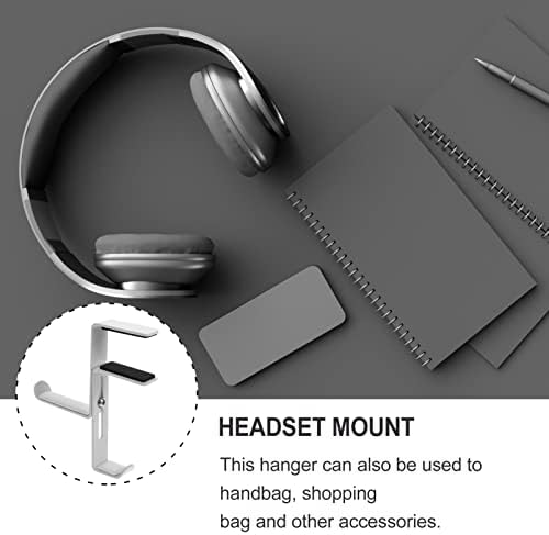 Solustre 3PCS Duty Punch Besplatna glazba za isječak na metalu ispod nadzemne organzier tipa Držač za slušalice za slušalice Mobilni