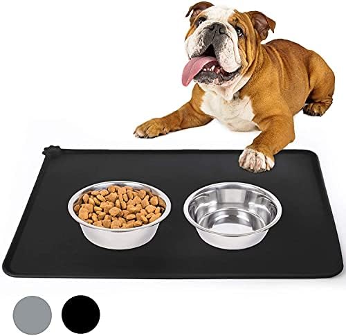 Prostirke za hranjenje kućnih ljubimaca za pse i mačke s visokim stranama protuklizne prostirke za zdjele za kućne ljubimce silikonske