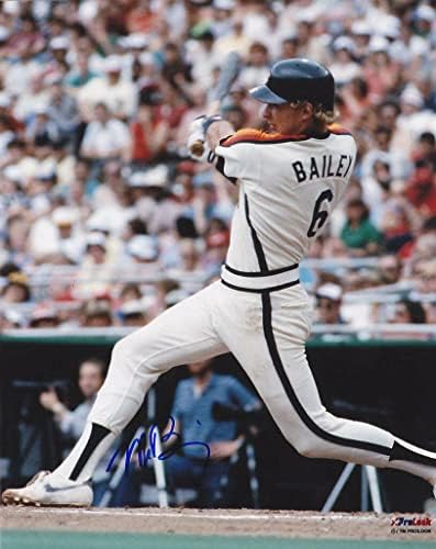 Mark Bailey Houston Astros Action potpisan 8x10 - Autografirane MLB fotografije