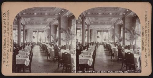 PovijesneFindings Foto: Brown Palace Hotel Cafe, Denver, Colorado, CO, restoran, C1900