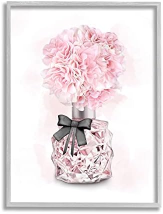 Stupell Industries Pink Flower Parfem Glam Fashion Design, Dizajn Ziwei Li