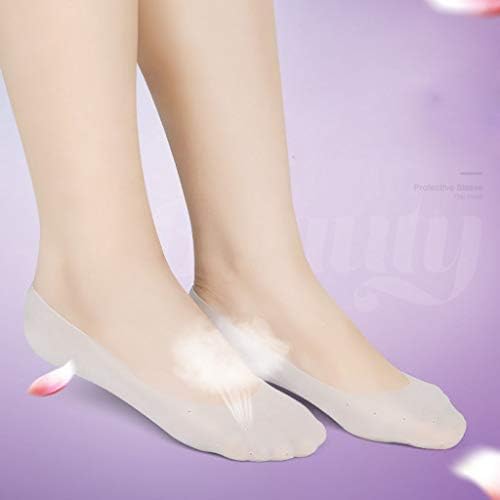 Ispucale 1 par suhih silikonskih gel čarapa s ispucanim nogama čarape s ispucanim petama papuče