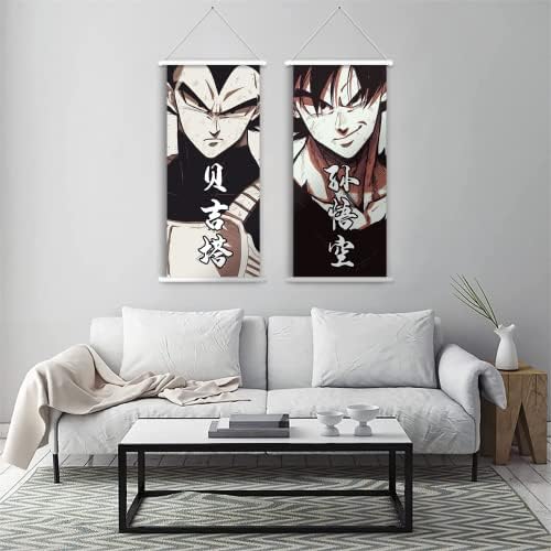 Yuedevil anime likovi Poster Poster 2pcs japanska anime manga zidna umjetnost Premium Art platno dekor spavaće sobe