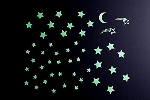 GLOPLAY Starry Night Series, sjaj u tamnim obrazovnim zidnim naljepnicama, ekološki prihvatljive i najsjajnije zidne naljepnice za
