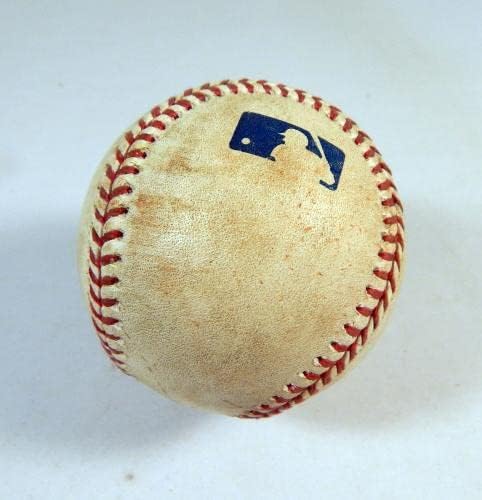 2020 Milwaukee Brewers Pit Pirates Game Upotrijebljeni bejzbol Omar Navaez RBI Single - Igra korištena bejzbol