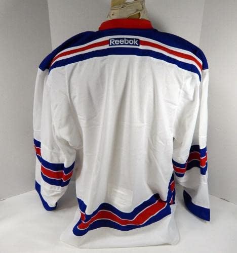 New York Rangers prazna igra izdala je bijeli dres reebok 58 dp40485 - igra korištena NHL dresova