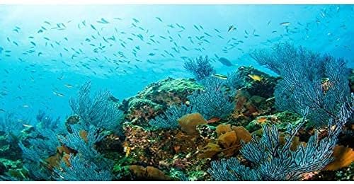 Awert 24x16 inča undsersea akvarij pozadinski koraljna tropska riba podvodni svjetski spremnik riba pozadina vinil vinil