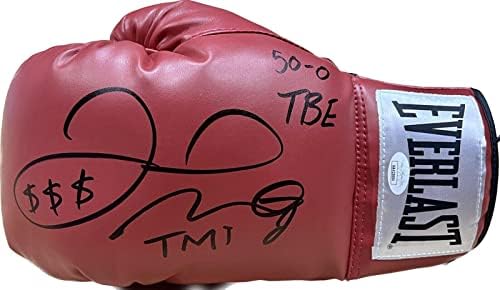 Crvena boksačka rukavica s autogramom Floid Mavezer 9423694-boksačke rukavice s autogramom FLOID MAVEZER