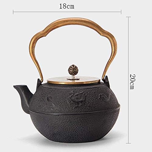 Kreativna jednostavnost Japanski čajnik od lijevanog željeza Japanski retro stil čajnik od lijevanog željeza čisti ručni željezni čajnik