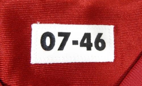 2007. San Francisco 49ers 40 Igra izdana Red Jersey 46 DP28709 - Nepotpisana NFL igra korištena dresova