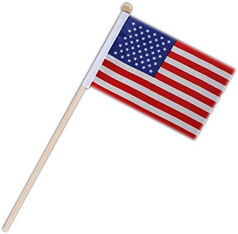 Američka zastava SAD-a ne svijetli na štapiću