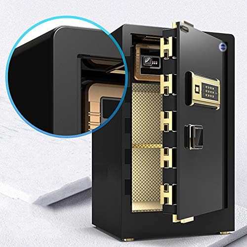 & - Sefovi sef, digitalni sef blagajna kutija za nakit kućni mali sef s lozinkom uredski potpuno čelični noćni ormarić protiv krađe