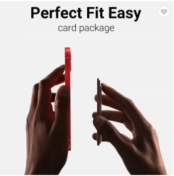 [2 pakiranja] Solidne kožni novčanik-držač za magnetske kartice s MagSafe za Apple iPhone 14 Pro Max/14 Plus/14 Pro/14/13 Pro Max/13
