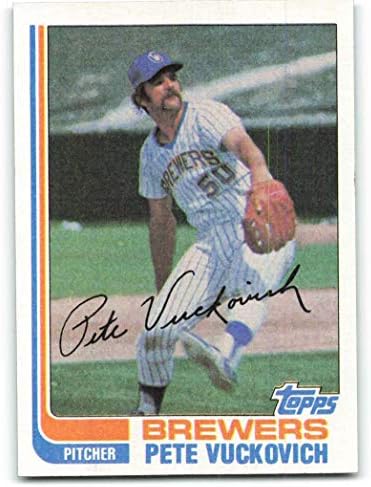 1982. Topps 643 Pete Vuckovich NM-MT Milwaukee Brewers Baseball