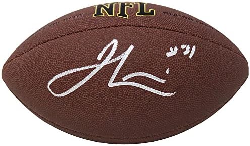 Jamal Lewis potpisao je Wilson Super Grip u punoj veličini NFL Football - Autografirani nogomet