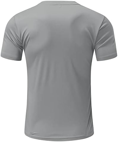UBST muški ljetni majica s kratkim rukavima Smiješne grafičke tiskane ekipe osnovna majica casual labave modne treninge TEE TOPS