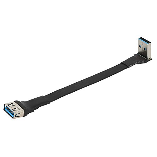 Kusstalno USB 3.0 kabelski ravni USB kabel mužjak na ženski kabel za kabel USB3.0 Extender kabel, 10 cm