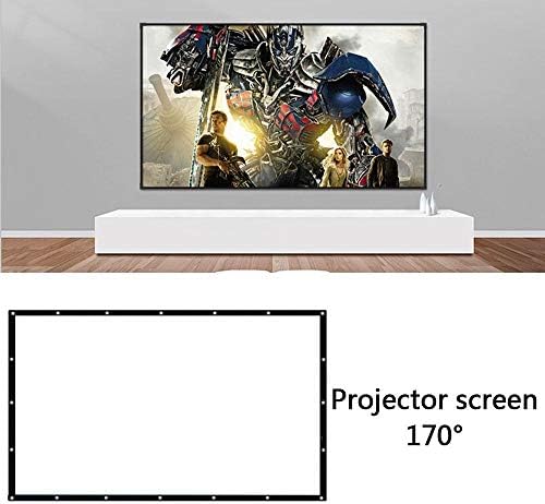 KJHD ZYZMH SAVJETLJIVANJE 16: 9 Projektor 60 72 84 100 120 150 inch Bijela projekcija zaslona zaslona projektora zaslon TV kućni audio-vizualni