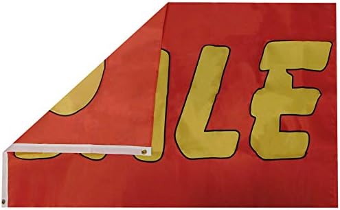 Američka veleprodaja Superstore Otvorena crvena i žuta 210d-s tiskana najlonska premium kvaliteta 3x5 3'x5 'zastava Gromets