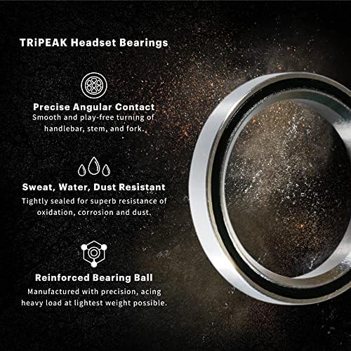 Tripeak 52 mm OD Biciklističke slušalice zapečaćene kutne kontaktne ležajeve, višestruke varijacije, 1 komad
