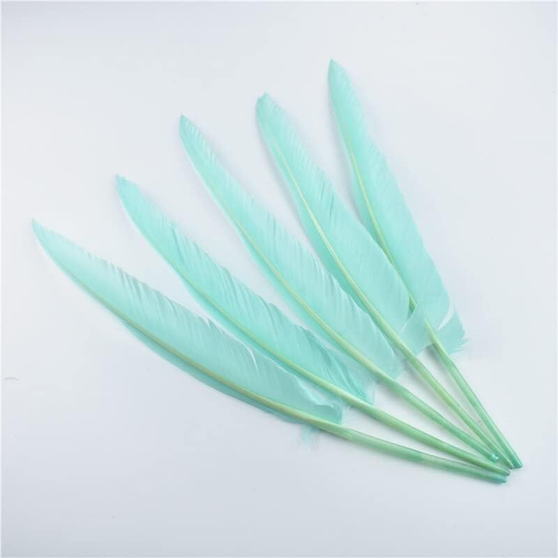 10 kom/lot pureće perje pačje gusko krilo pero za izradu ručki za obrt 25-30 cm 10-12 bijelo perje Pribor za ukrašavanje vjenčanja