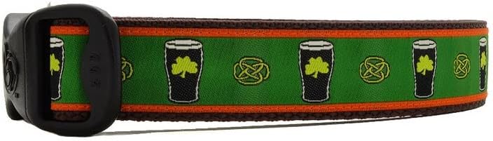 Dan svetog Patrika St Pattys Dan irskih piva tematske zelene keltske galske ogrlice za pse