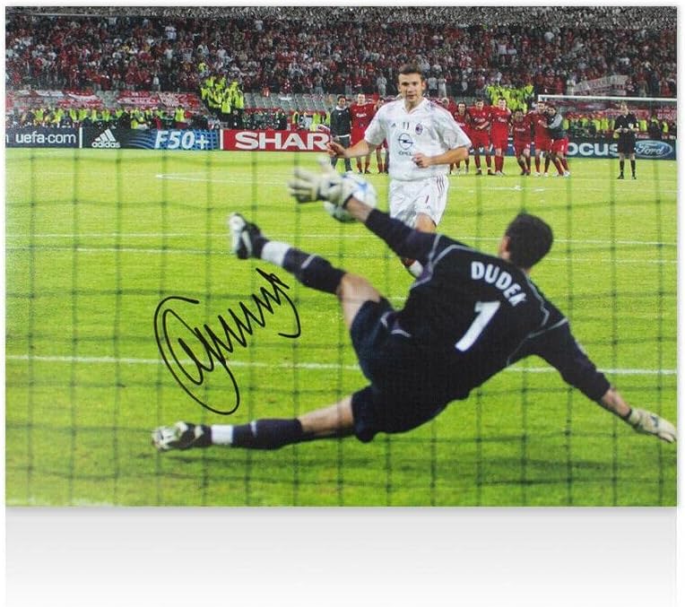 Jerzy Dudek potpisao Liverpool Photo - 2005. UEFA Liga prvaka Final Spremi - Autografirane nogometne fotografije