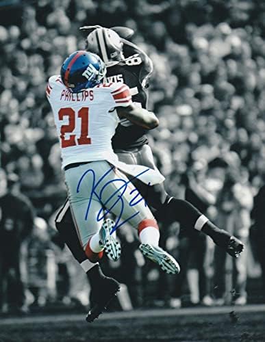 Kenny Phillips New York Giants Action potpisan 8x10 - Autografirane NFL fotografije