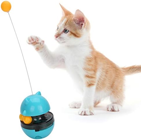 Zyhhdp kućne ljubimce mačke koje propuštaju dozator hrane plastično kotrljanje za lopte interaktivne igračke spori hranjenje interaktivni