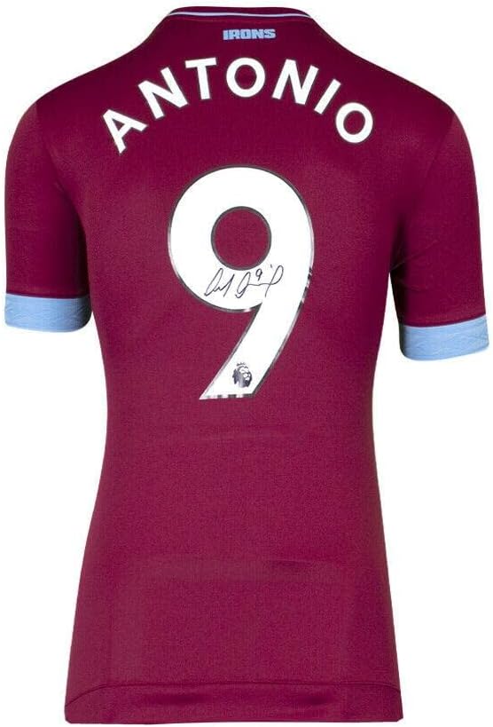 Michail Antonio Potpisao je majicu West Ham - 2018-2019, broj 9 dres autografa - Autografirani nogometni dresovi