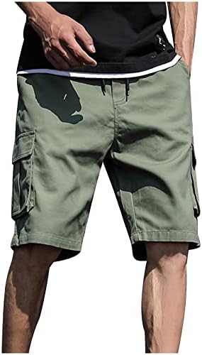 Teretne kratke hlače za muškarce povremene ljetne planinarske kratke hlače muške džepove 7 inča kratke hlače ribolove plus kratke hlače