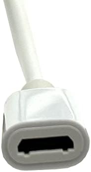 DafenSoy Micro USB mužjak do ženskog punjenja kratki kabel 4 inča, za mobilni telefon, kabel za punjenje računala s tabletom 2-pack