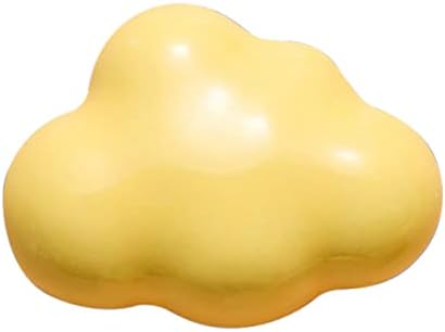 Slatka ručka u obliku oblaka, višenamjenska keramička kvaka za dječju sobu, prozor vrata ladice ormara, žuta