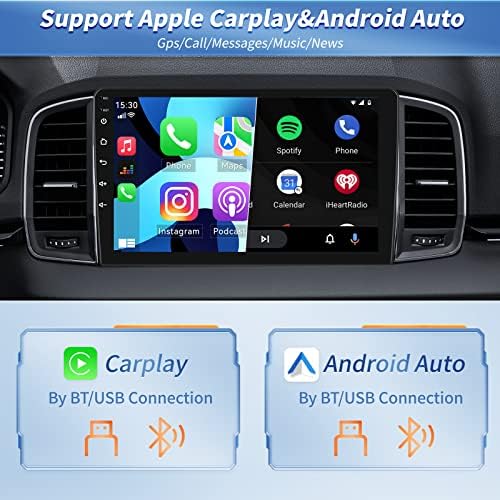 [2+ 32G] Auto sustavom Android 11 za Jeep Wrangler 2015-2017 s bežičnim Apple Carplay i Android Auto, automobili магнитола zaslon osjetljiv