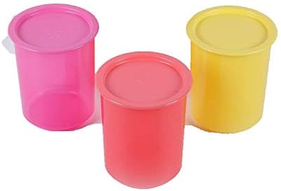 Višebojni Plastični kanister u boji - set od 3