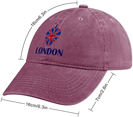 Volim london smiješni kamionder tati šešir oprao kapu za bejzbol traper za muškarce žene