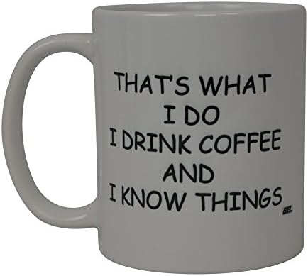 Smiješna šalica za kavu BFF pijem kavu i smišljam stvari, to je ono što radim, Nova šalica izvrsna ideja za poklon za ured, zabavu,