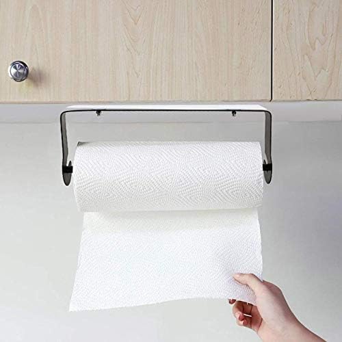 Držač za papir za papir s ljepljivim kuhinjskim valjkom pod ormarićem držač papirnatog ručnika od nehrđajućeg čelika za kuhinjsku kupaonicu