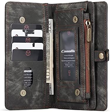 Torbica za novčanik od 13 do 13 2021 torbica od prave kože odvojiva magnetska torbica za mobitel torbica s patentnim zatvaračem za