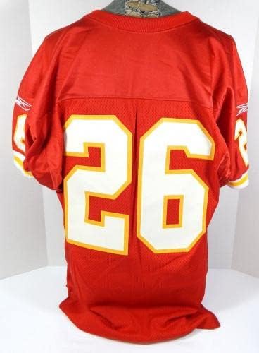 2001. Kansas City Chiefs 26 Igra izdana Red Jersey 46 DP34673 - Nepotpisana NFL igra korištena dresova