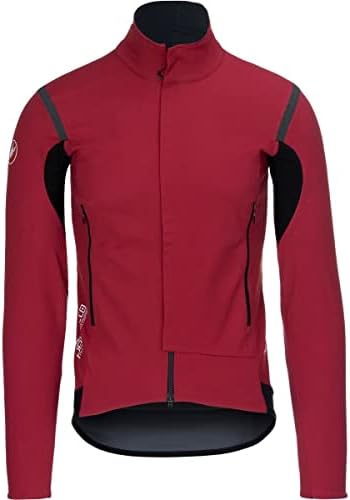Castelli Perfetto ROS 2 Ograničena jakna - Muška pro crvena vanjska/crna refleksna traka, XL