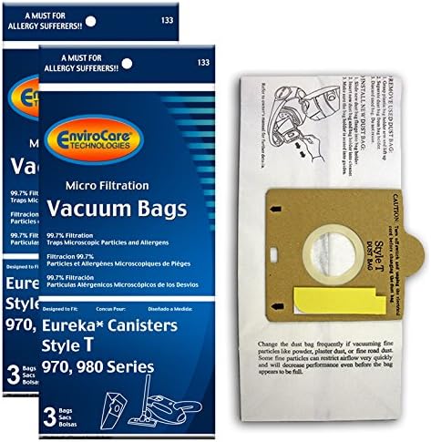 Envirocare Zamjena mikro filtracije Vakuumske vrećice za čišćenje prašine napravljene da odgovaraju eureka stilu t kanisteri 6 vrećica