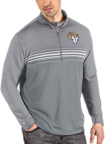 Antigua muški NFL Big & Tall Pace Quarter-Zip pulover jakna