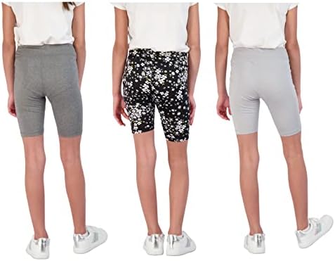 Hind 3-Pack Girls Atletic Shorts, Bicike Shorts, odjeća za vježbanje za djevojčice