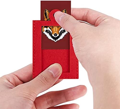 Red Fox Head Mini božićni okvir za slike Okviri osjetili viseći okviri za fotografije za vjenčane poklone za zabavu