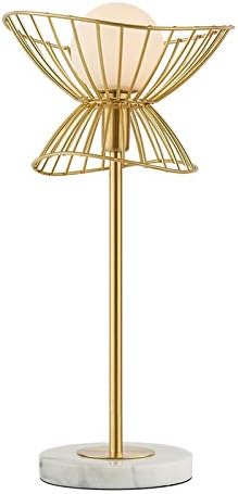 Ataay stolne svjetiljke, čitanje svjetiljke stolna svjetiljka spavaća soba noćna lampica elegantno kovano željezo moderno malo s bijelom