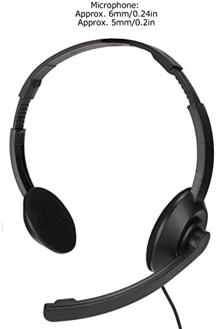 Slušalice za igre na uhu za uklanjanje buke preko uha i mikrofon bez zvuka, prikladne žičane Stereo slušalice za igre promjera 3,5
